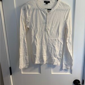 NWT Jcrew Long Sleeve Henley Shirt